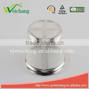 WCA186 Classic Style Stainless Steel Mesh Tea Strainer Infuser - Durable and Rust Resistant thumbnail-3