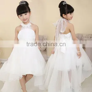 Free Shipping Flower Girls Dress Elegant Princess Tutu Dresses for Girl Children's Wedding Party Baby Girl Christening Dress thumbnail-1