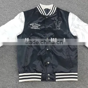 Satin Jackets/ Satin Baseball Jacket/ Satin Varsity Jackets for Man thumbnail-1