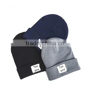 Blank Pattern Woolen Knitted Hat thumbnail-1