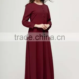 Kaftan Abaya Muslim Wear Arabian Maxi Women Abaya Dresses ,Saudi Arab Style Thobe Women Dubai Abaya thumbnail-3