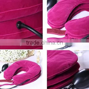 Shuoyang Hot Air Pump Neck Brace Soft Adjustable Cervical Traction Neck Traction for Stiff Neck thumbnail-2