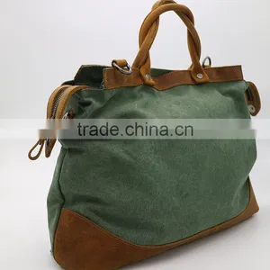 J8453h Casual Style Handbag Canvas Travel Bag thumbnail-2