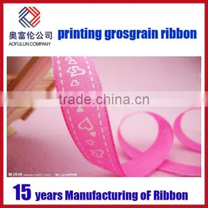 Colourful Printing Grosgrain Ribbon thumbnail-1