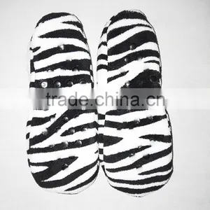 Womens Dip Dyed OMG Soft Faux Fur Plush Fleece Lined Footies thumbnail-2