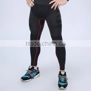 New Style Quick Dry Elastic Male Mens Sports Training Fitness Skinny Compresssion Tights Wholesale thumbnail-2