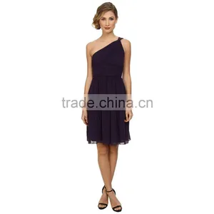 Wholesale One Shoulder Dress for Ladies thumbnail-1