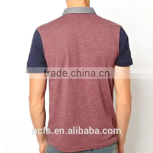 Color Combination Polo Shirt in Stripe thumbnail-2