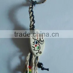 12 Constellation Keyring,Ceramic Constellation Pendant,Hand-knitted Textile Ancient Constellation Keychains thumbnail-1