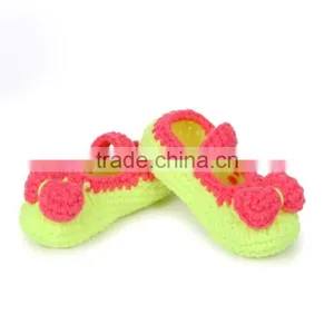 2015 New Fashion Crochet Knitted Girl Shoes thumbnail-1