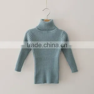 S15228A Korean Style Pullover Knitting Patterns Children Turtleneck Sweater thumbnail-3