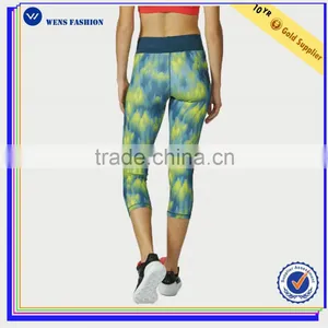 Custom Run Women Activewear Spandex Colorful Leggings Printed Yoga thumbnail-1