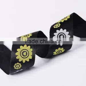 1" 25mm High Quality Polyester Printed Satin Ribbon Single Face thumbnail-1