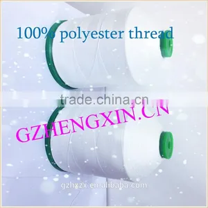 Raw White 150d/2 , 100% Polyester Quilting Sewing Thread for Making Mattress thumbnail-2