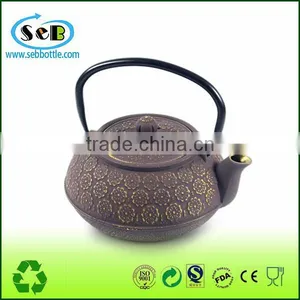 Embossed Flower Cast Iron Teapot for Good Tea/Koodee Metal thumbnail-1