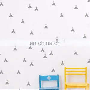 Little Tent Ins Style Vinyl Mini Wall Sticker Children Room Home Decoration Mural Roon Decal thumbnail-1