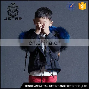 Wholesale Price Fake Fur Children Winter Jacket and Boys Parka Jacket thumbnail-5