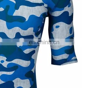 Half Sleeve Mens Camo Compression t Shirt thumbnail-3