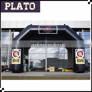 Black Decorative Inflatable Outdoor Arch Gate for Trade Show thumbnail-1