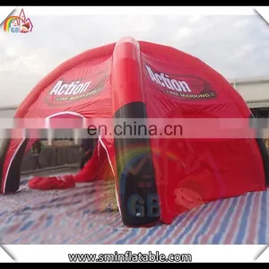 Promotion Inflatable Dome Tent, Inflatable Camping Igloo Red Tent for Sale thumbnail-2