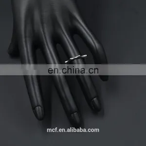MCR-0048 Fashion Latest Silver Novel Simple Punk Finger Ring thumbnail-2