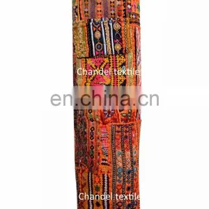 Banjara Old Yoga Mat Bag Banjara Vintage Patch Work Leather Strap Hand Embroidered Hand Made Ethnic Hand Embroidered Vintage thumbnail-5
