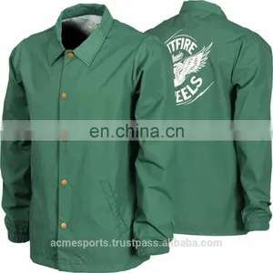 Coach Jackets - New Custom Made Polyester / Nylon Water Proof Coach Windbreaker Jackets thumbnail-1