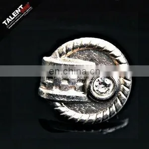 Custom Private Brand Name Logo Clothes Metal Alloy Button For Jeans thumbnail-1