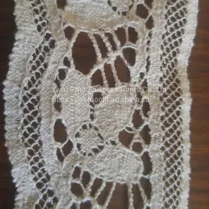 New Fashion White Cotton Sewing Embroidery Machine Lace Trim Fabric thumbnail-1