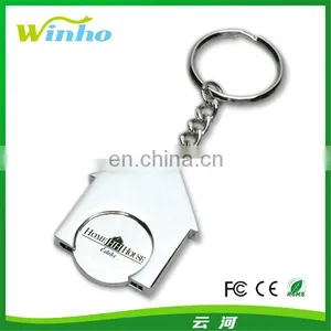 House Shaped Trolley Coin Keyrings thumbnail-1