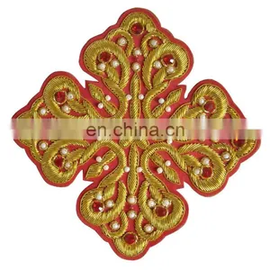 Church Hand Embroidery Cross Badges thumbnail-1