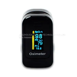Four Colors Heart Rate Finger Pulse Oximeter SpO2 Ce Blood Oxygen Sleeping Monitor thumbnail-2