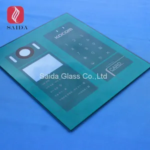 Custom 4mm Silk Screen Tempered Glass Panel for Door Card Access System thumbnail-4
