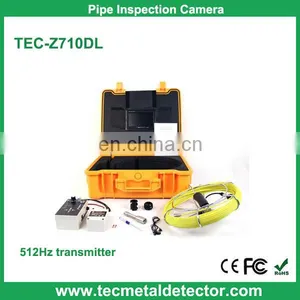 50m Cable Pipeline Inspection Camera, Drain Pipe Sewer Camera With 512 Hz Transmitter TEC-Z710DL thumbnail-1