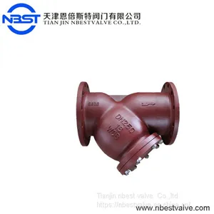 DN100 PN16 Stainless Steel Y Type Strainer With Flanges Y Type Filter thumbnail-1
