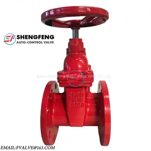 DN80 PN16 GGG50 DIN3352 F4 Hot Water Ductile Iron Gate Valve thumbnail-1