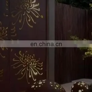 Garden Corten Steel Screen Panels In Steel Sheets thumbnail-1