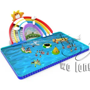 Customized Size/Shape/Logo PVC Inflatable Water Slide For Adults Or Kids thumbnail-1