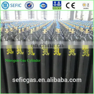 Different Sizes And Colors Chlorine Cylinder Low Price Nitrogen Gas Cylinder Valves Equipped Nitrogen Cylinder thumbnail-6