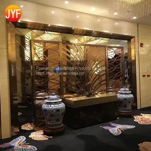 China Manufactory Custom-made Stainless Steel Room Divider Indoor Decorative Metal Screen thumbnail-1
