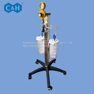 Surgery Operating Theater Using Medical Vauum Suction Regulator Trolley Set With 2 / 4 / 8 Liter Suction Liquid Collecting Jars thumbnail-3