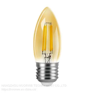 LED Filament Bulbs C35 4W Full Glass E14 Base Made in China thumbnail-3