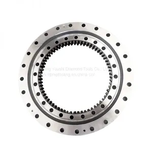 133506735 New Designed Inner Gear P4P2 Three Row Cylindrical Roller Combination Slewing Bearings thumbnail-1