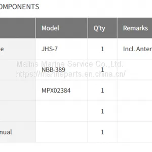 JRC JHS-7 TWO-WAY VHF RADIOTELEPHONE ON-BOARD COMMUNICATION EQUIPMENT thumbnail-3
