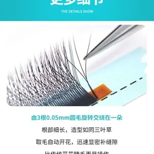 Black False Eyelashes Long Fake Eyelashes thumbnail-3