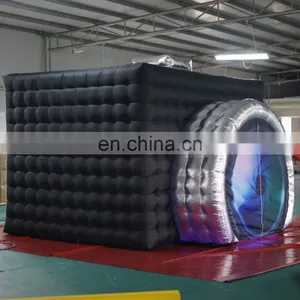 Best Wedding Party Decoration Portable Photo Booth White Mobile Inflatable Cube LED Photo Booth thumbnail-7