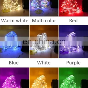 Solar Waterproof Copper Wire String Light Home Decor Indoor Outdoor Christmas Decoration Fairy Lights With Remote Controller thumbnail-7