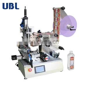 Factory Semi Auto Bottle Labeling Machine for Round Flat thumbnail-2