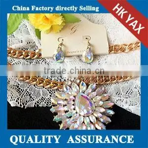 W1029 Necklace Set Alloy Rhinestone Pendent Necklace,rhinestone Bead Necklace,alloy Rhinestone Pendent Necklace thumbnail-1