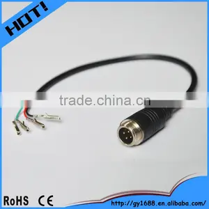 4 Pin Din Aviation Connector Car Camera Pigtail Cable thumbnail-1